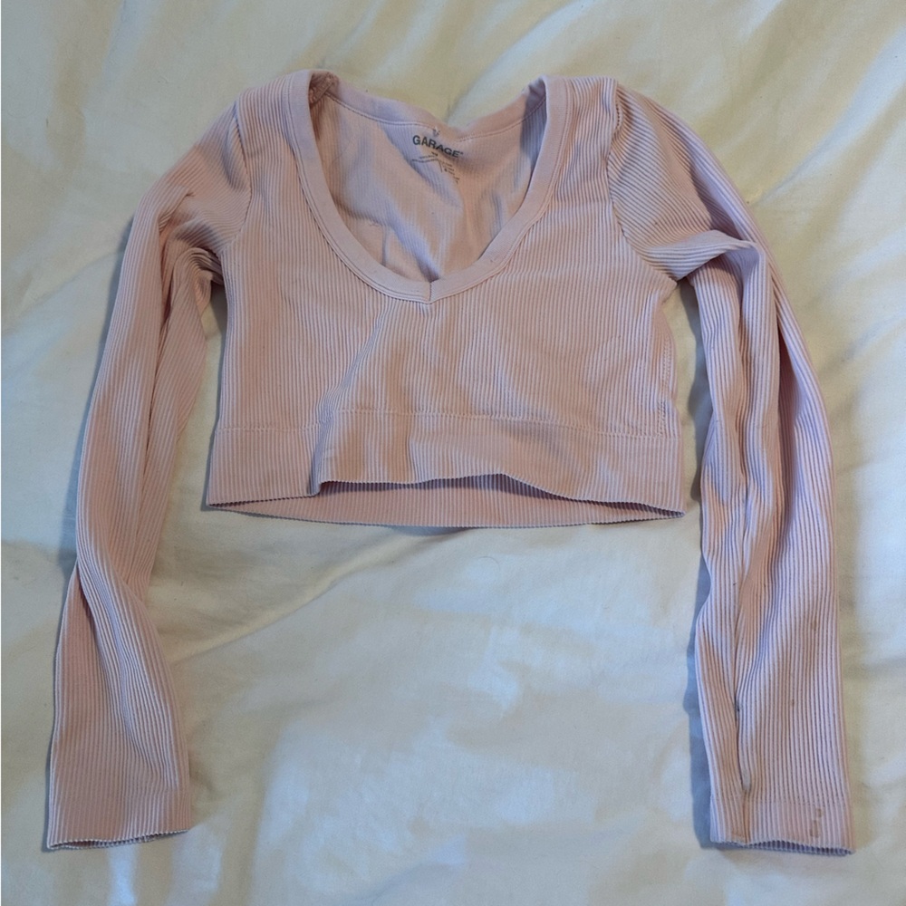 pink garage long sleeve